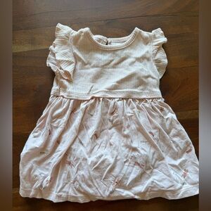 Carters butterfly dress w/attached onesie